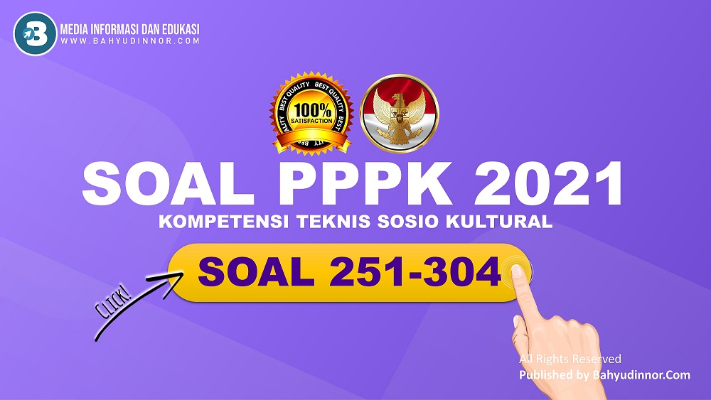 Soal Soal Pjok Pppk 2021 Dan Kunci Jawaban